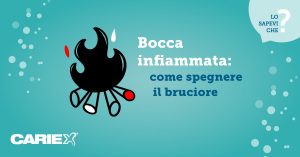 Bocca infiammata spegnere bruciore